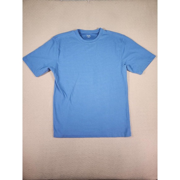 Falls Creek Shirt Mens Medium M Regular Fit Cotton Short Sleeve Crew Neck - Picture 1 of 12